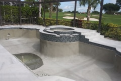 new pool finish