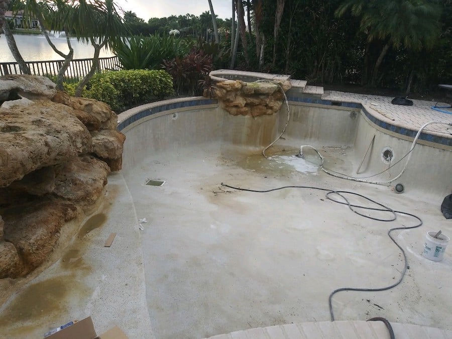 New Pool Resurfacing